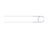 Нить стерильная рассасывающаяся из полидиоксанона с шипами COG SC-Type (M) 420mm